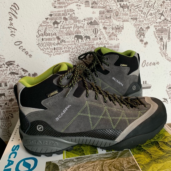 Nwt Mens Scarpa Zen Pro Mid Gtx Hiking 